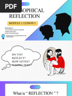 Lesson 3 Philosophical Reflection