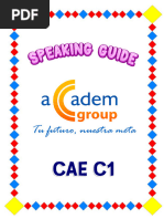 Cae Speaking Guide