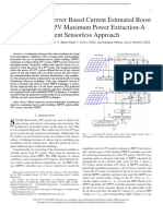 Luenberger Observer Based Current Estimated Boost Converter For PV Maximum Power Extraction-A Current Sensorless Approach