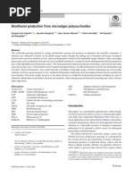 Review - Bioethanol Production From Microalgae Polysaccharides