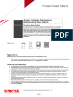 9 Sinopec Hydraulic Transmission Multifunctional Fluid 10W 30 UTTO三用 1