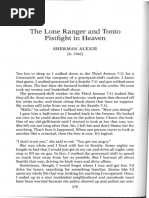 Alexie-Lone Ranger and Tonto Fistfight Story