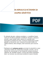 Poluarea Aerului Şi Acţiunea Sa Asupra Sănătăţii