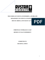 Mycology Yeast Report