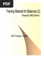 Product Training2 Balances