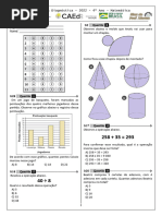 3 P.D - 2022 - Mat. 4º Ano - BPW