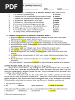 ELA 10 Q1-Quiz1 Answer Key