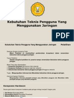 Modul Kebutuhan Teknis Pengguna Jaringan - Pertemuan 2