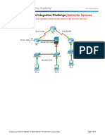 10.8.1.2 Packet Tracer - Skills Integration Challenge - Instructor