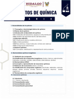 Temario - Fundamentos de Química