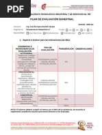 Plan de Evaluacion Primer Semestre