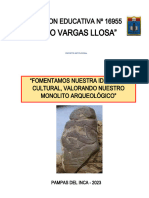 Proyecto Monolito Arqueológico Pampas Del Inca