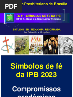 SFIPB - Aula 04 - CFW 2 A 5 - Deus, Decretos, Criação e Providen