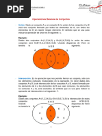 Operaciones Básicas de Conjuntos