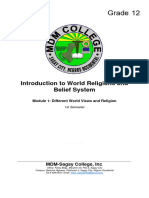 Module 1 World Religion