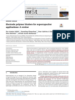 Electrode Polymer Binders For Supercapacitor Applications A Review