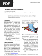 The Design of Axial Shaftless Pump