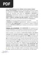 Documento Opcion A Compra - Ramon Lira - Terreno Av La Paz