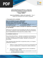 Guia de Actividades y Rúbrica de Evaluación - Unidad 1 - Paso 2 - Análisis de Conmutación de Circuitos y Paquetes