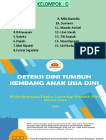 Deteksi Dini Tumbuh Kembang Anak (KEL.D)