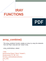 Array Functions