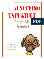 Thanksgiving Unit Study