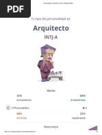 Personalidad "Arquitecto" (INTJ) - 16personalities