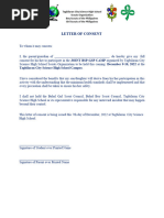 BSP-GSP CONSENT Letter