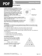 9J Summary Sheets