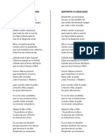 Despierten Ya Mexicanos - Poesía