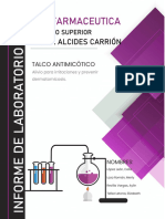 Informe Talco Antimicótico Grupo 2