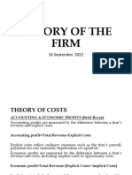 Theory of Costs