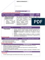 SESIÓN DE APRENDIZAJE Nºel Agua