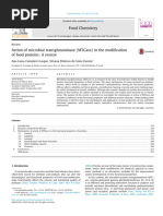 Action of Microbial Transglutaminase (MTGase) in The Modification of Food Proteins - A Review