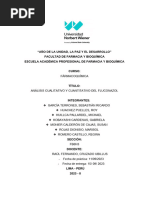 Analisis Cualitativo y Cuantitativo Del Fluconazol