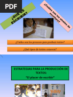 Taller de Estrategias para La Producción de Textos