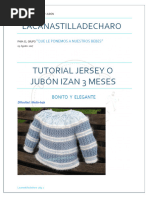 Tutorial Jersey Conjunto Izan 3 Meses