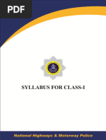 Road Safety Syllabus Class I-XII