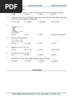 Currently Studying in VII AOP Sample Paper 2