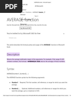 AVERAGE Function - Microsoft Support