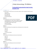 Test Bank For Kuby Immunology 7th Edition Judy Owen