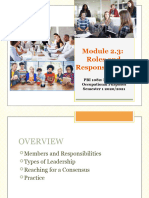 PBI 1082 EOP 2.3 Roles and Responsibilities in Meetings