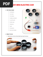DIY MINI Electric CAR