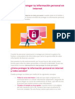 Aprende A Proteger Tu Información Personal en Internet