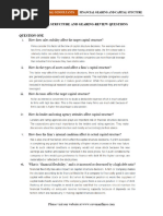 Capital Structure and Gearing - Solutions To The Remaining Questions