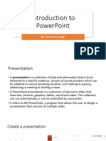 Introduction To Powerpoint