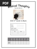 Year Third Music Booklet Julio Albertos by NC Sa