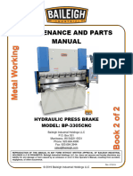 Baileigh BP-3305CNC 2 of 2 Operators Manual