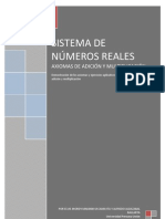 Axiomas de Multiplicacion y Adicion