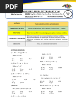 Ficha 04 Evaluamos Nuestros Aprendizajes